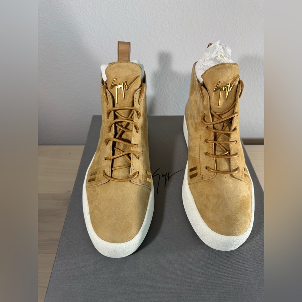 Giuseppe Zanotti - Logoball Nubuck High-Top Sneakers - Men